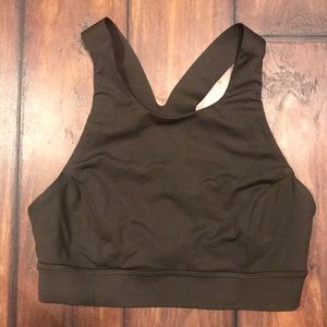 Lululemon Size 6 Fast Free Bra Forest Green